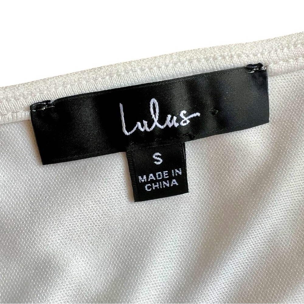 Lulus | White Sleeveless Dress for Women Size Small - Picture 11 of 12